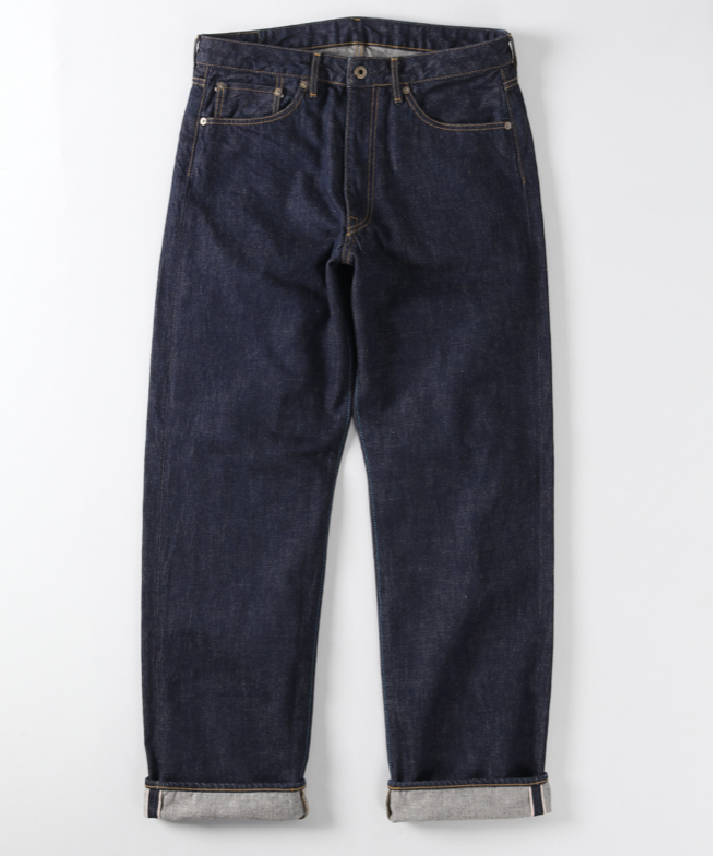 Japan Blue Denim 12.5oz Africa cotton selvedge denim Loose Straight