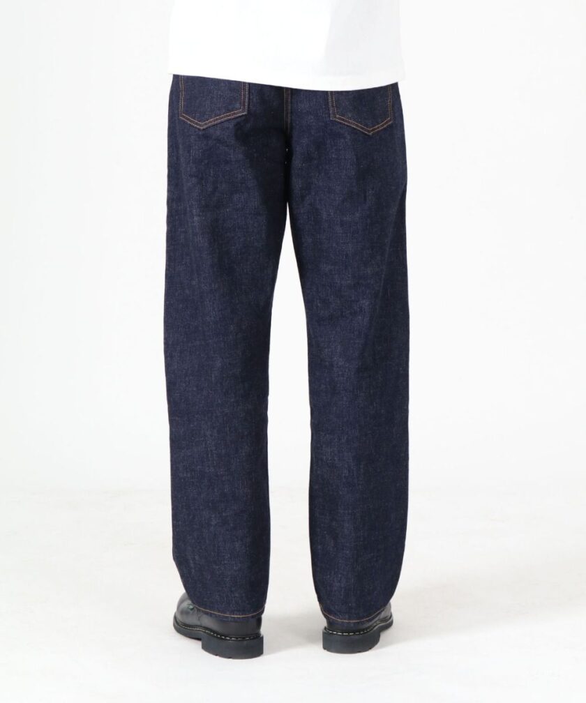 Japan Blue Denim 14.8oz US Cotton Loose Selvedge Jeans - immagine 2