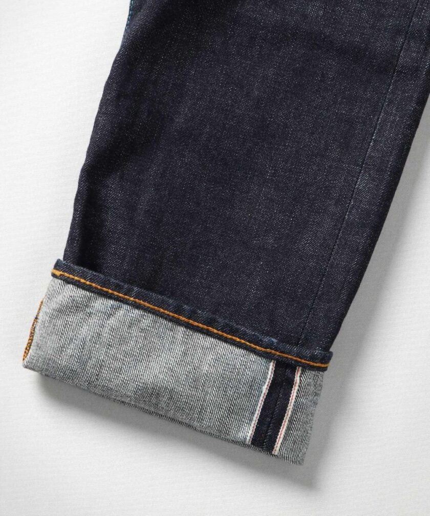 Japan Blue Denim 14.8oz US Cotton Loose Selvedge Jeans - immagine 4